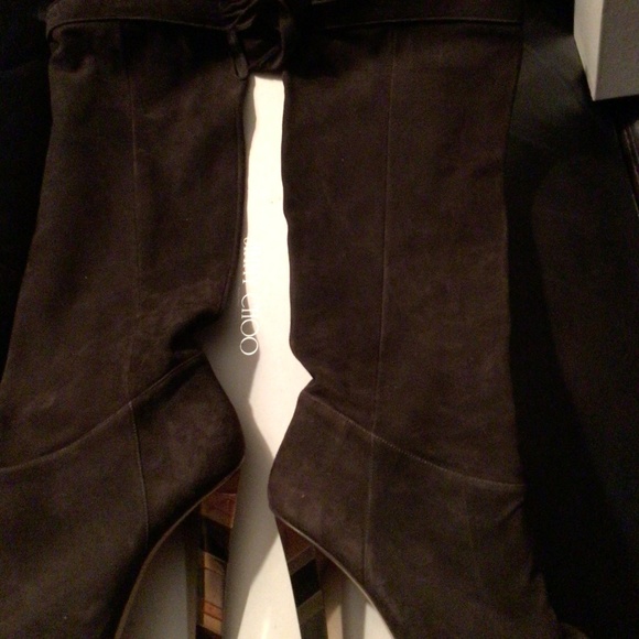 Jimmy Choo Shoes - Jimmy Choo Coffee Suede Boots